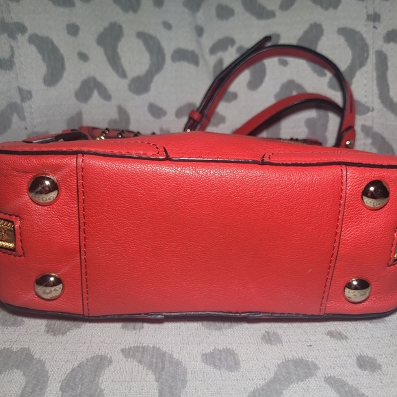 Rebecca Minkoff Elle Red Gold Mini Leather Stud - Picture 11 of 13